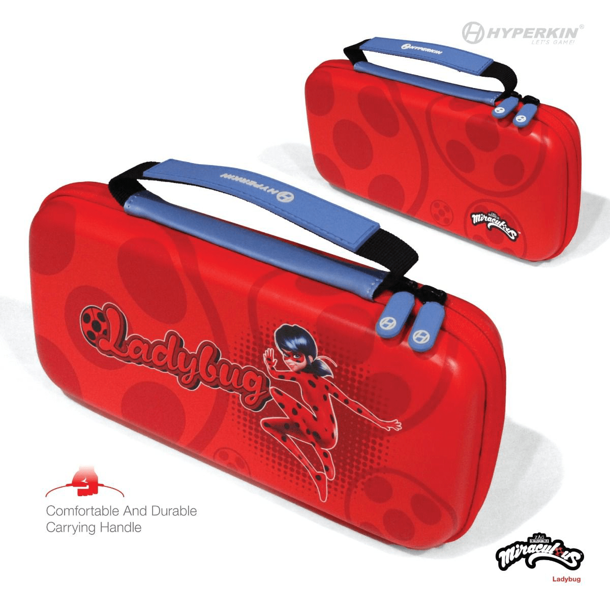 Hyperkin Official Miraculous EVA Hard Shell Carrying Case - Ladybug - RetroguySA