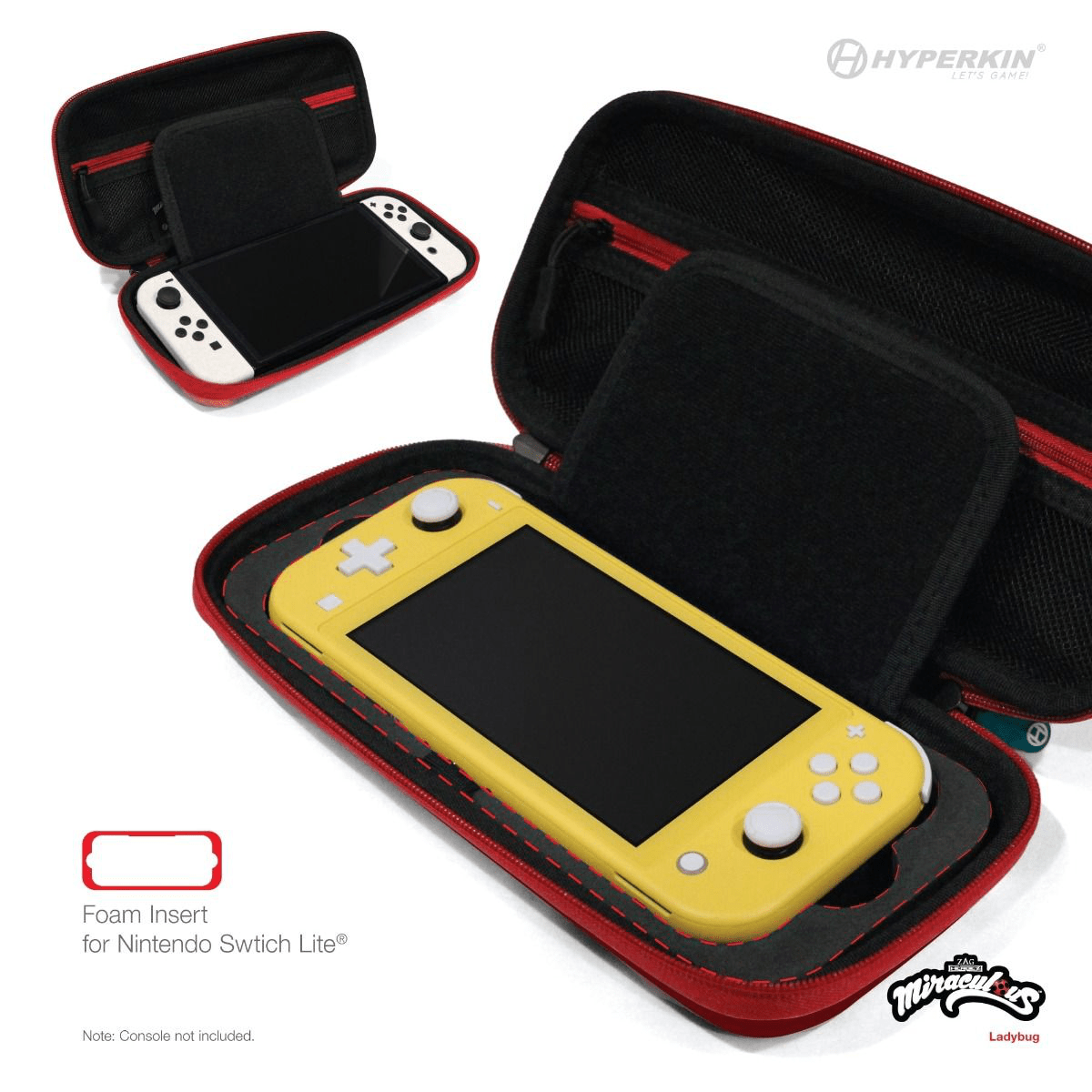 Hyperkin Official Miraculous EVA Hard Shell Carrying Case - Ladybug - RetroguySA