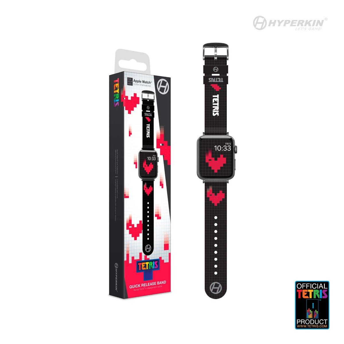 Hyperkin Official Tetris Limited Edition Quick Release Band - Heart Drop - RetroguySA