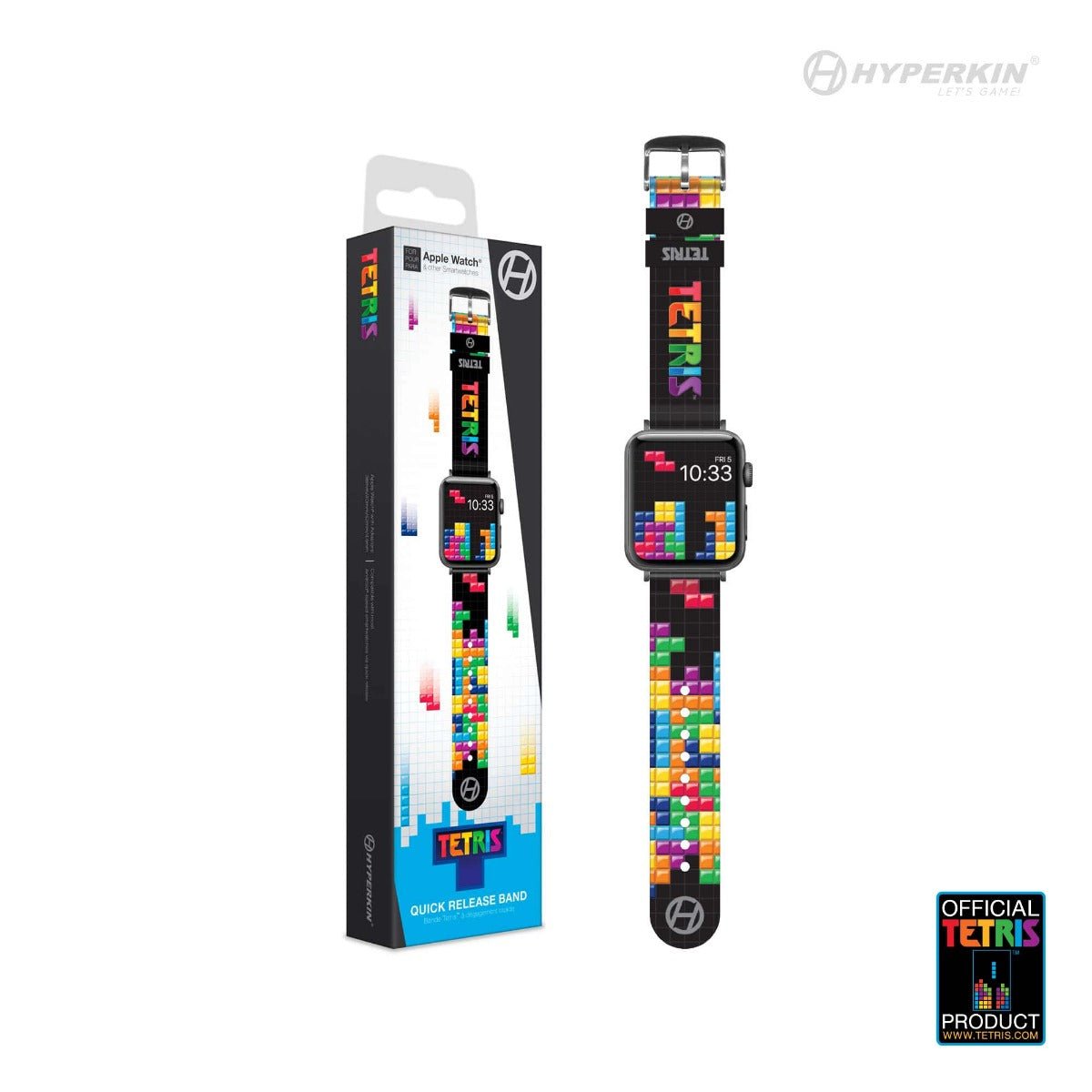 Hyperkin Official Tetris Limited Edition Quick Release Band - Tetrimino Stack - RetroguySA