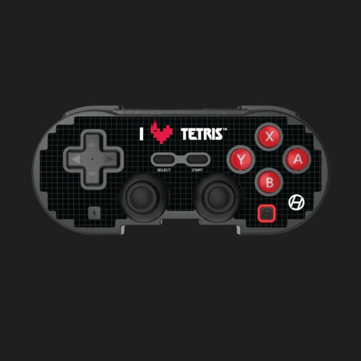 Hyperkin Official Tetris Pixel Art Bluetooth Switch Controller - Heart Drop - RetroguySA