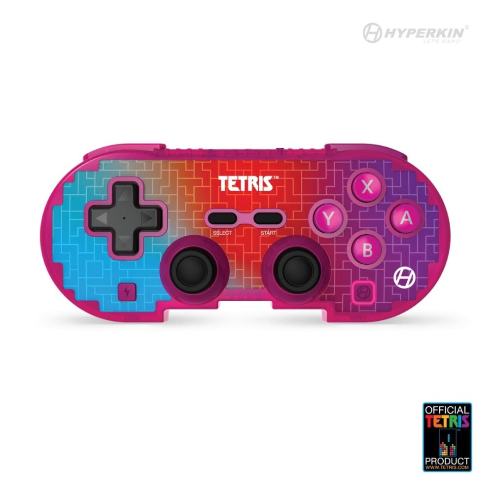 Hyperkin Official Tetris Pixel Art Bluetooth Switch Controller - Hyper Gradient - RetroguySA