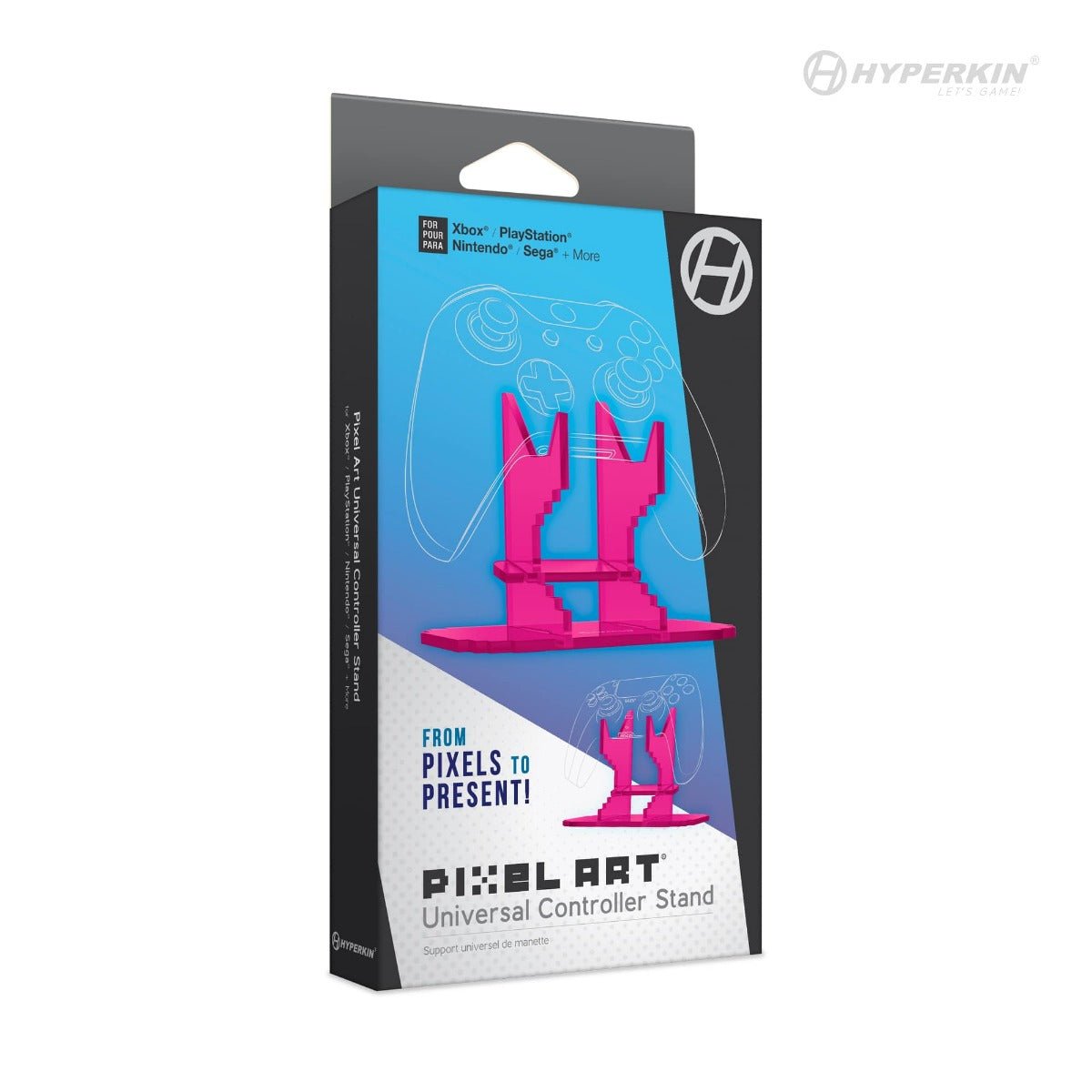 Hyperkin Pixel Art Universal Controller Stand - Pink - RetroguySA