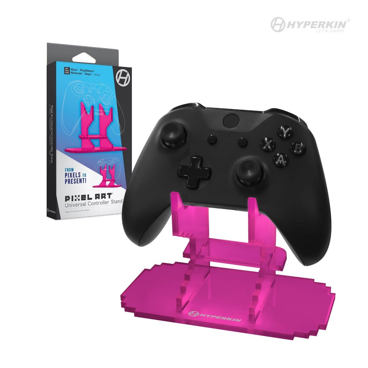 Hyperkin Pixel Art Universal Controller Stand - Pink - RetroguySA