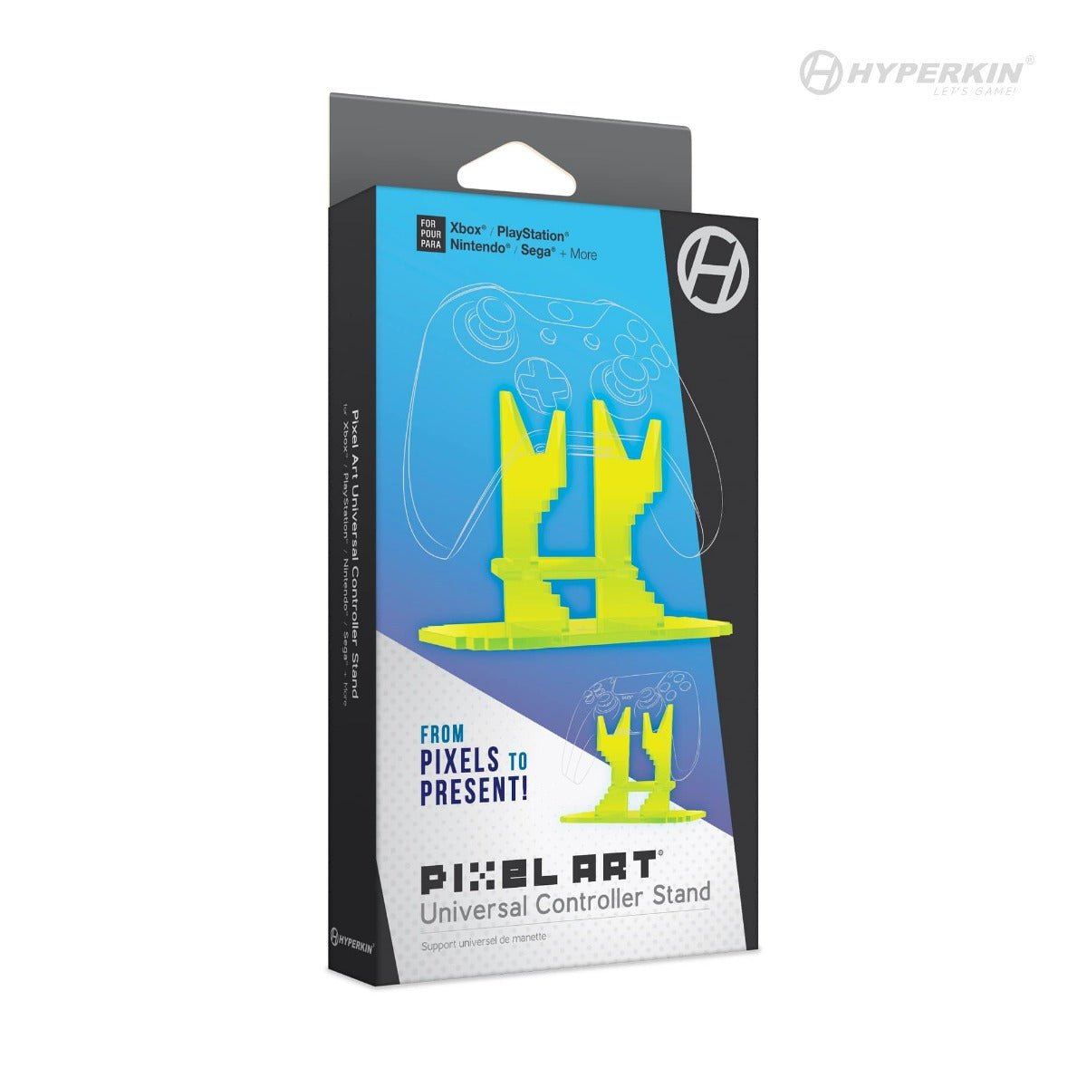 Hyperkin Pixel Art Universal Controller Stand - Yellow - RetroguySA