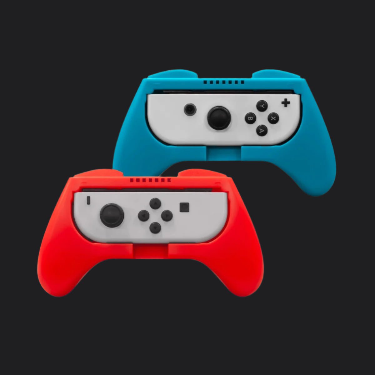 Hyperkin Pro Handle Attachment Set 2 Pack for Switch Joy - Con - Blue/Red - RetroguySA