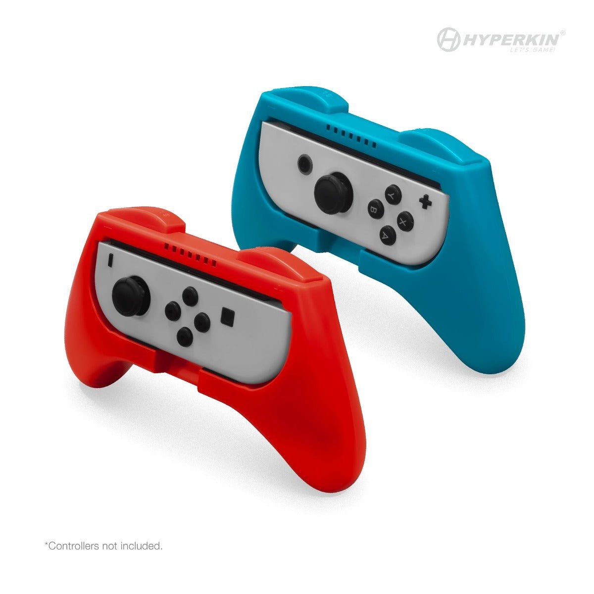 Hyperkin Pro Handle Attachment Set 2 Pack for Switch Joy - Con - Blue/Red - RetroguySA