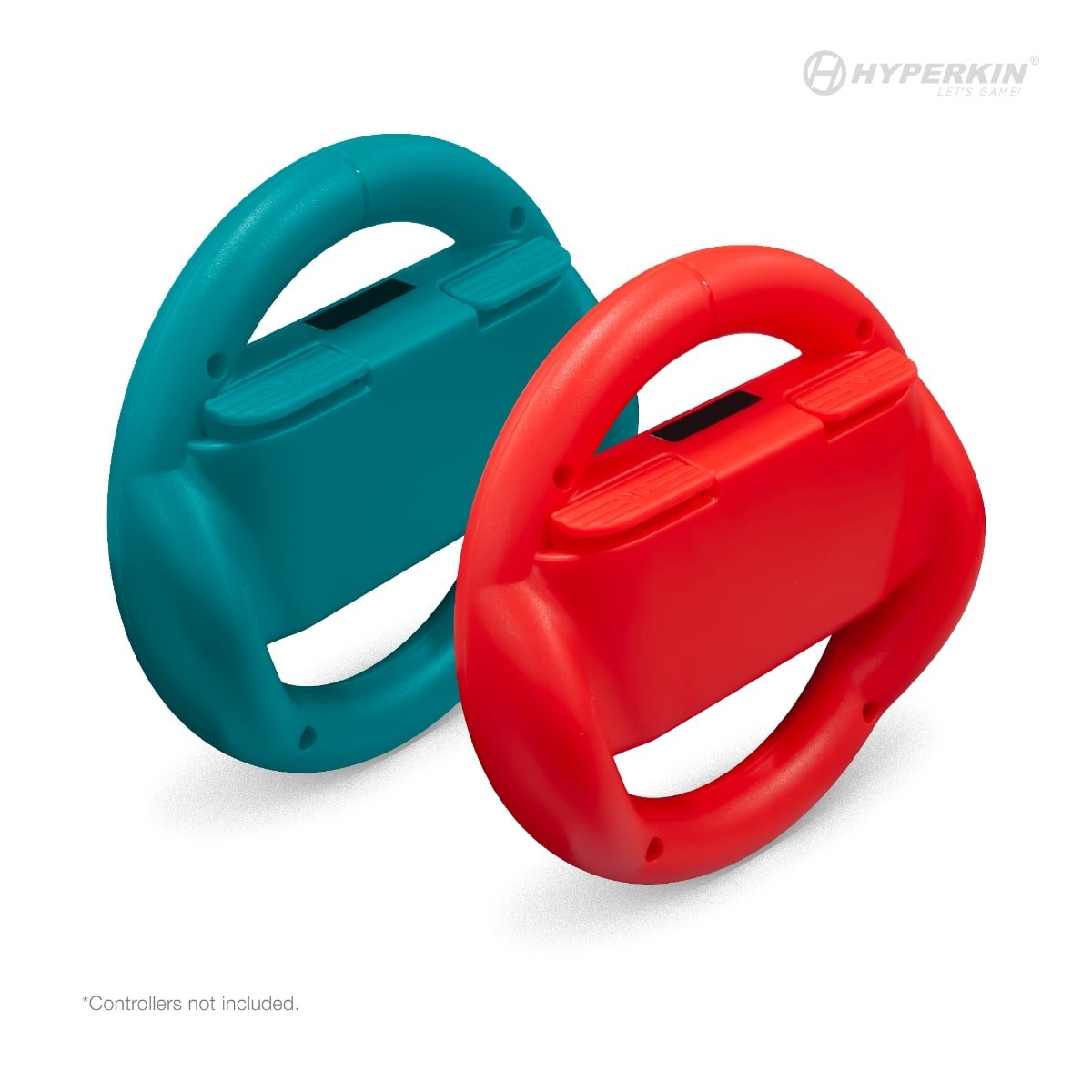 Hyperkin Racing Wheel Set 2 Pack For Joy - Con - Blue/Red - RetroguySA