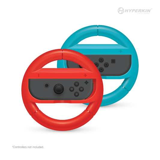 Hyperkin Racing Wheel Set 2 Pack For Joy - Con - Blue/Red - RetroguySA