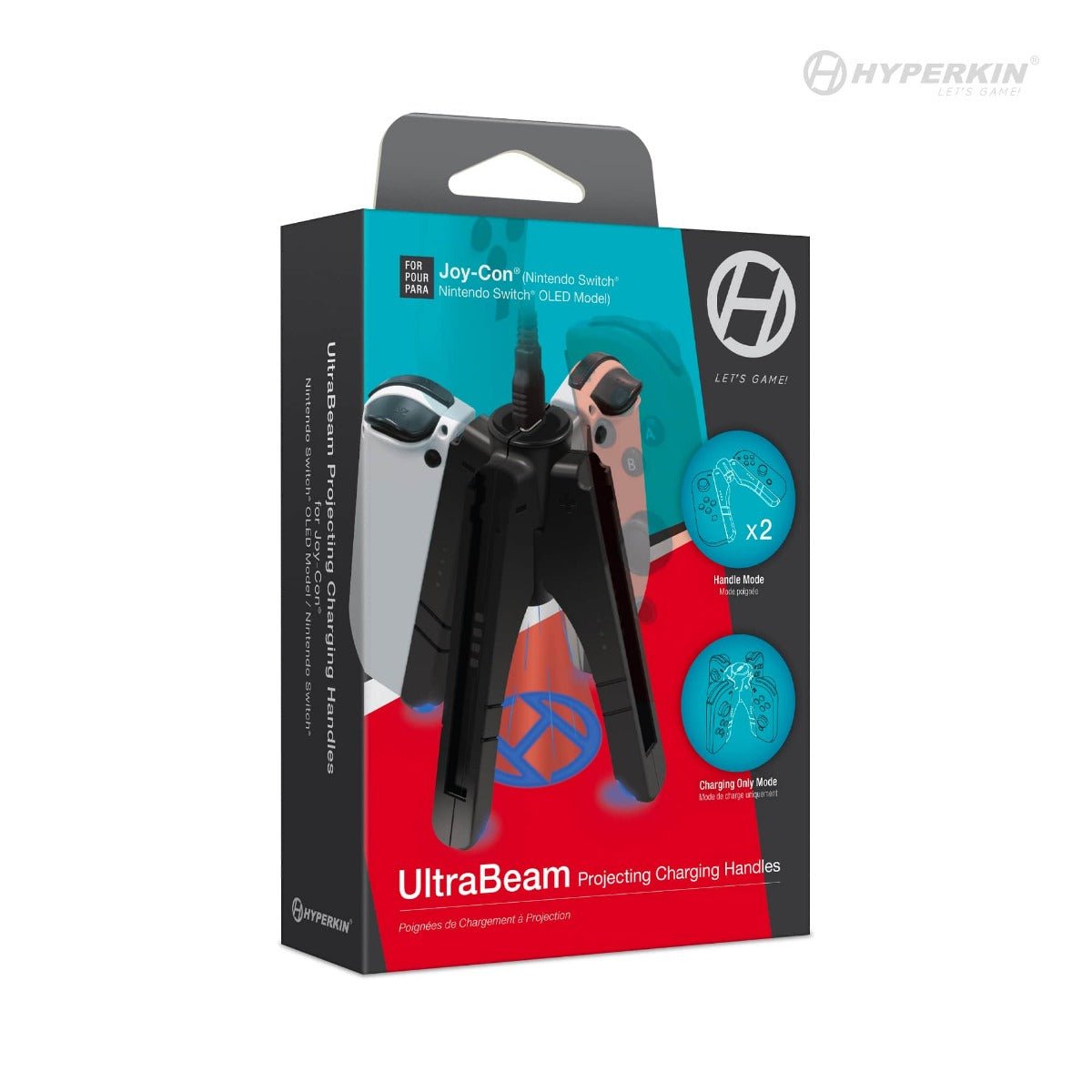 Hyperkin UltraBeam Projecting Charging Handles for Joy - Con - RetroguySA