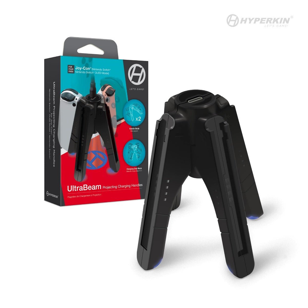 Hyperkin UltraBeam Projecting Charging Handles for Joy - Con - RetroguySA