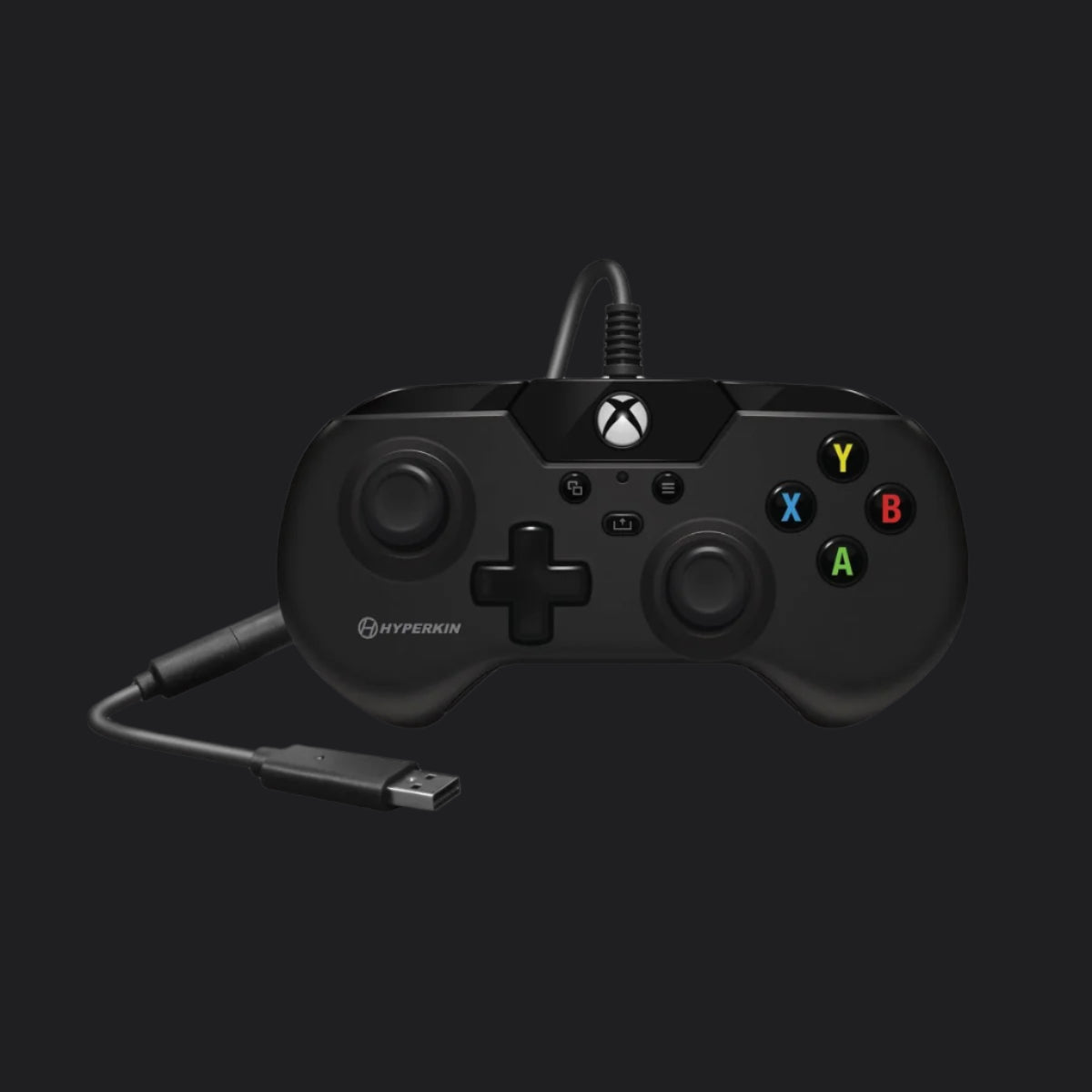 Hyperkin X91 Retro Wired Xbox Controller - Black - RetroguySA