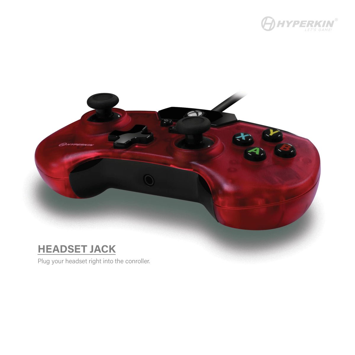 Hyperkin X91 Retro Wired Xbox Controller - Ruby Red - RetroguySA