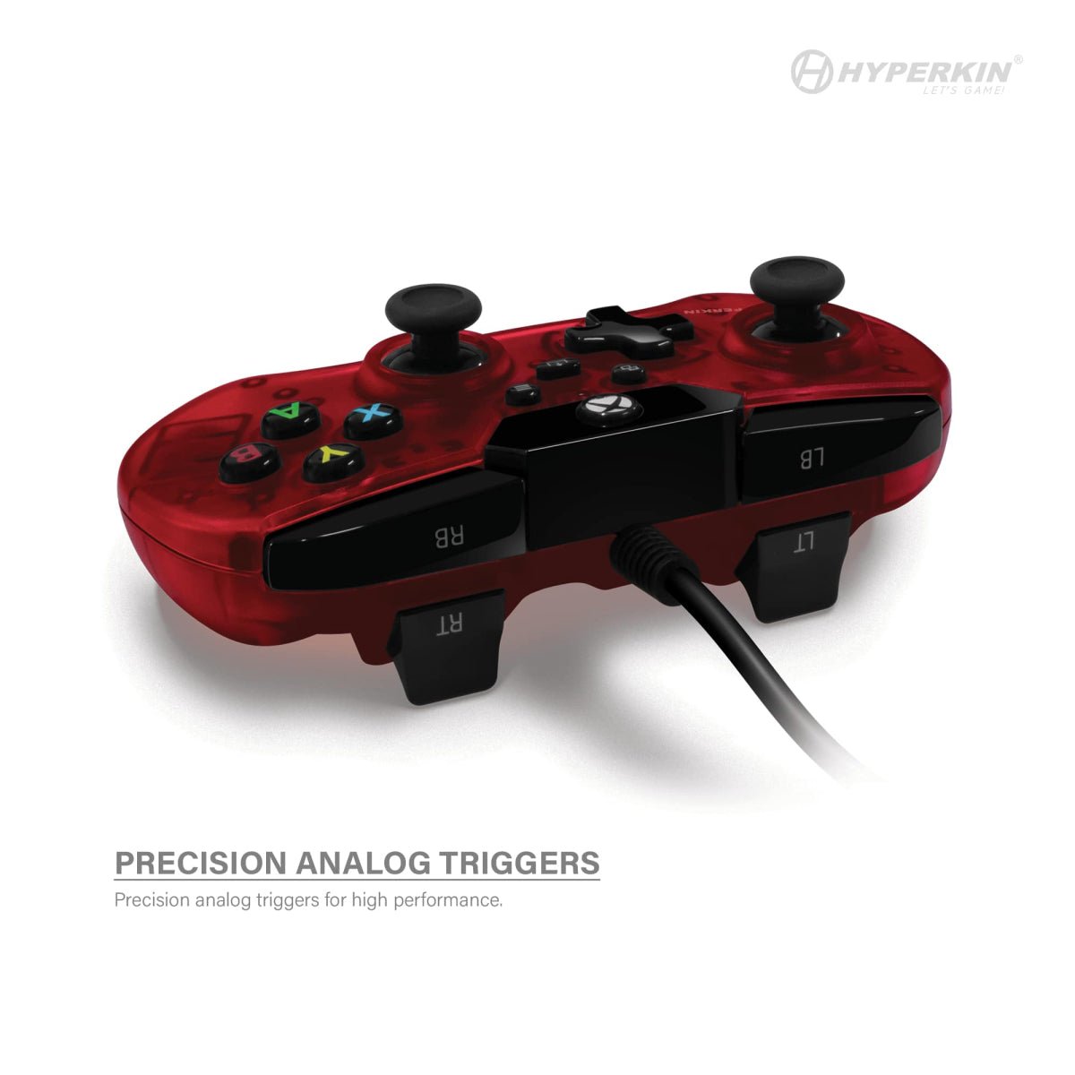 Hyperkin X91 Retro Wired Xbox Controller - Ruby Red - RetroguySA