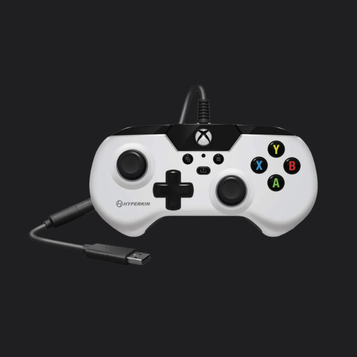 Hyperkin X91 Retro Wired Xbox Controller - White - RetroguySA