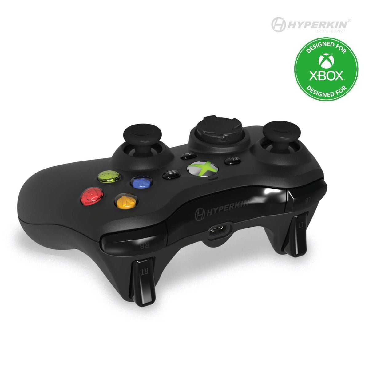 Hyperkin Xenon Wired Xbox Controller - Black - RetroguySA