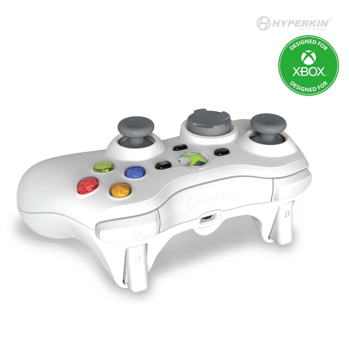 Hyperkin Xenon Wired Xbox Controller - White - RetroguySA