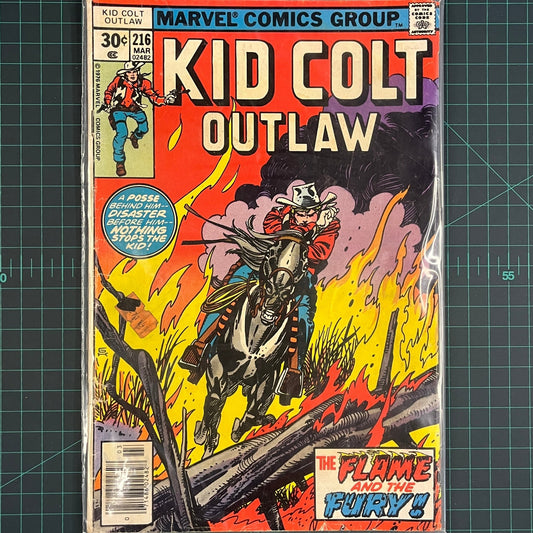 Kid Colt Outlaw #216 | 1977 | Comic | Marvel | Comic Book - RetroguySA