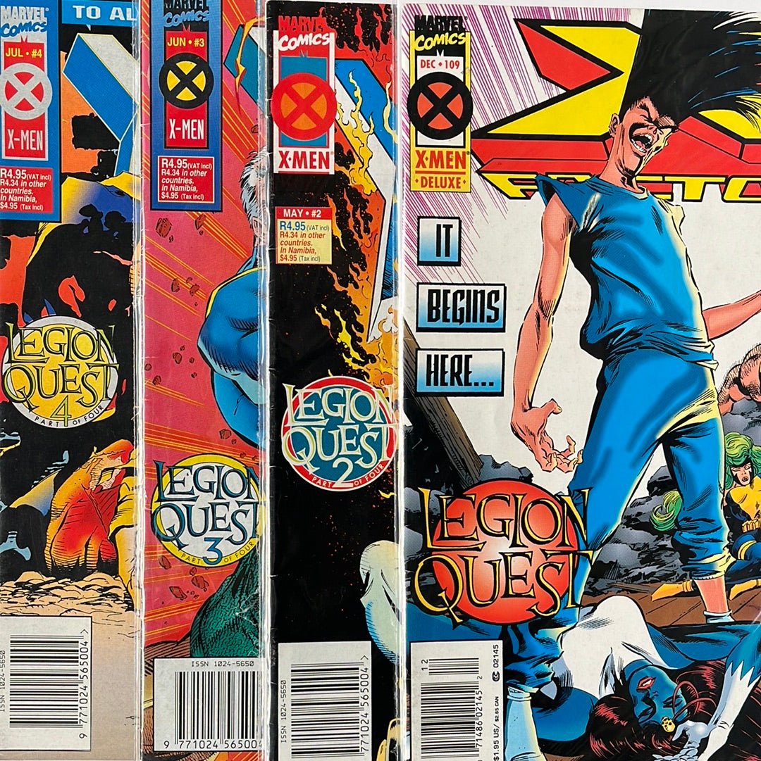 Legion Quest #1 - 4 | Comic Set | Complete Saga | Marvel | Comic Book - RetroguySA