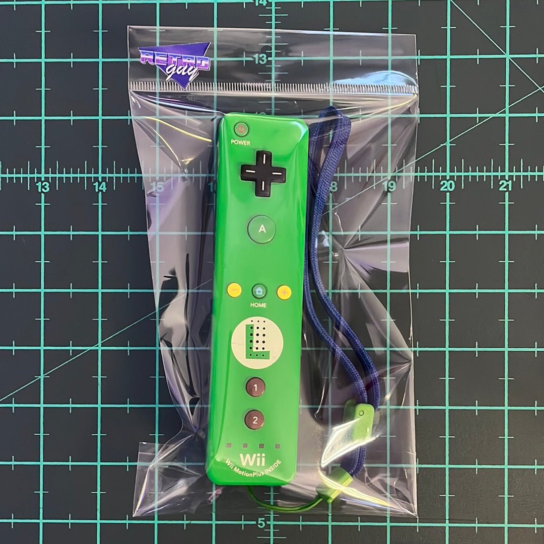 Luigi Wii Motion Plus Controller | Controller | Nintendo Wii | Wii | Green/Blue | Accessories | Used - RetroguySA