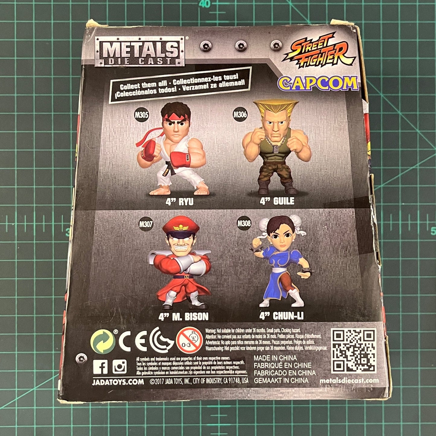 M. Bison | Street Fighter | M307 | Die Cast Metal | Jada Toys | Figurine | Collectible | Toy | CIB (Copy) - RetroguySA