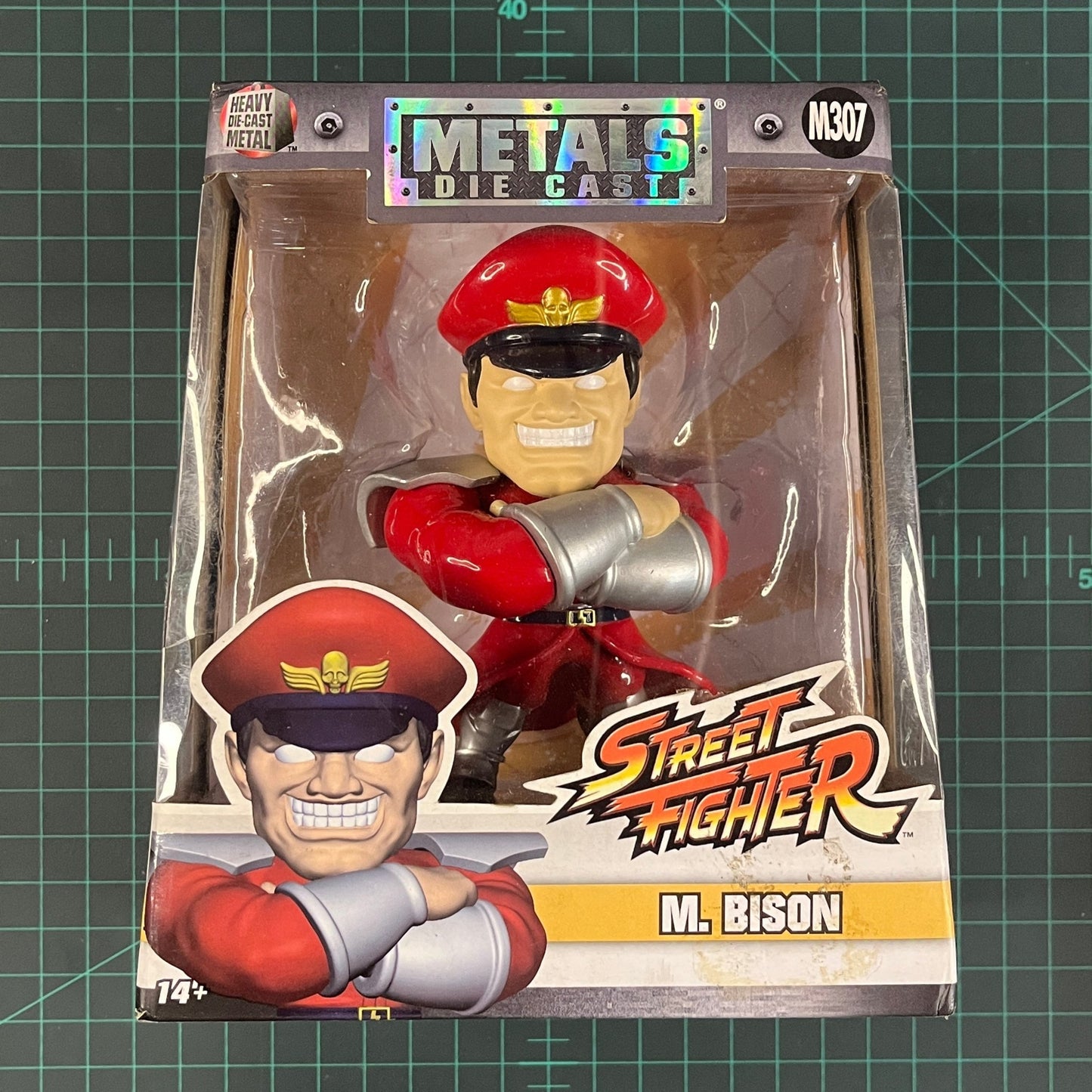 M. Bison | Street Fighter | M307 | Die Cast Metal | Jada Toys | Figurine | Collectible | Toy | CIB (Copy) - RetroguySA