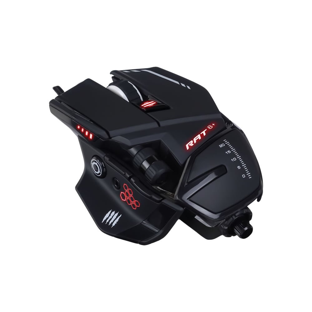 Mad Catz R.A.T. 6+ Wired Optical Gaming Mouse - Black - RetroguySA