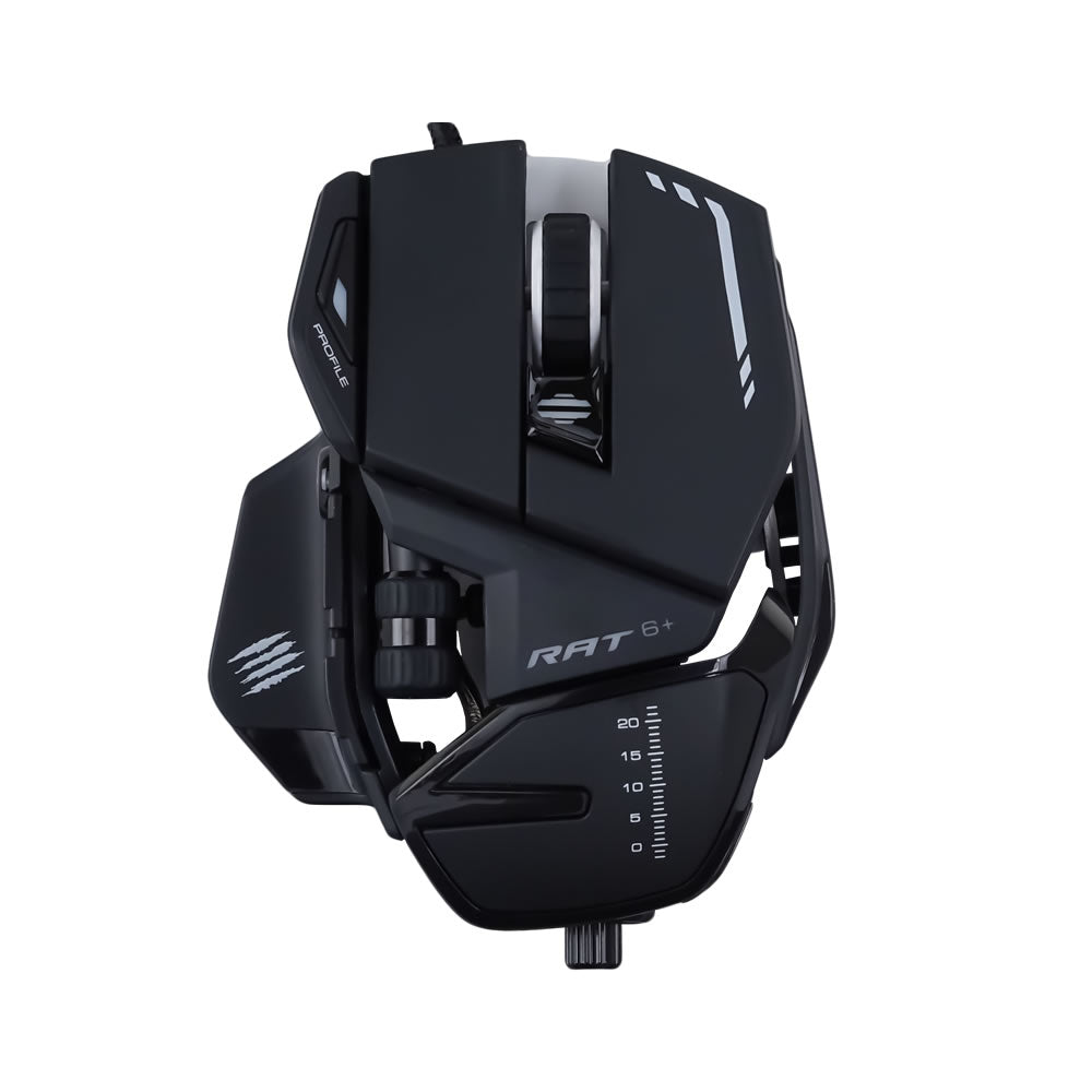 Mad Catz R.A.T. 6+ Wired Optical Gaming Mouse - Black - RetroguySA