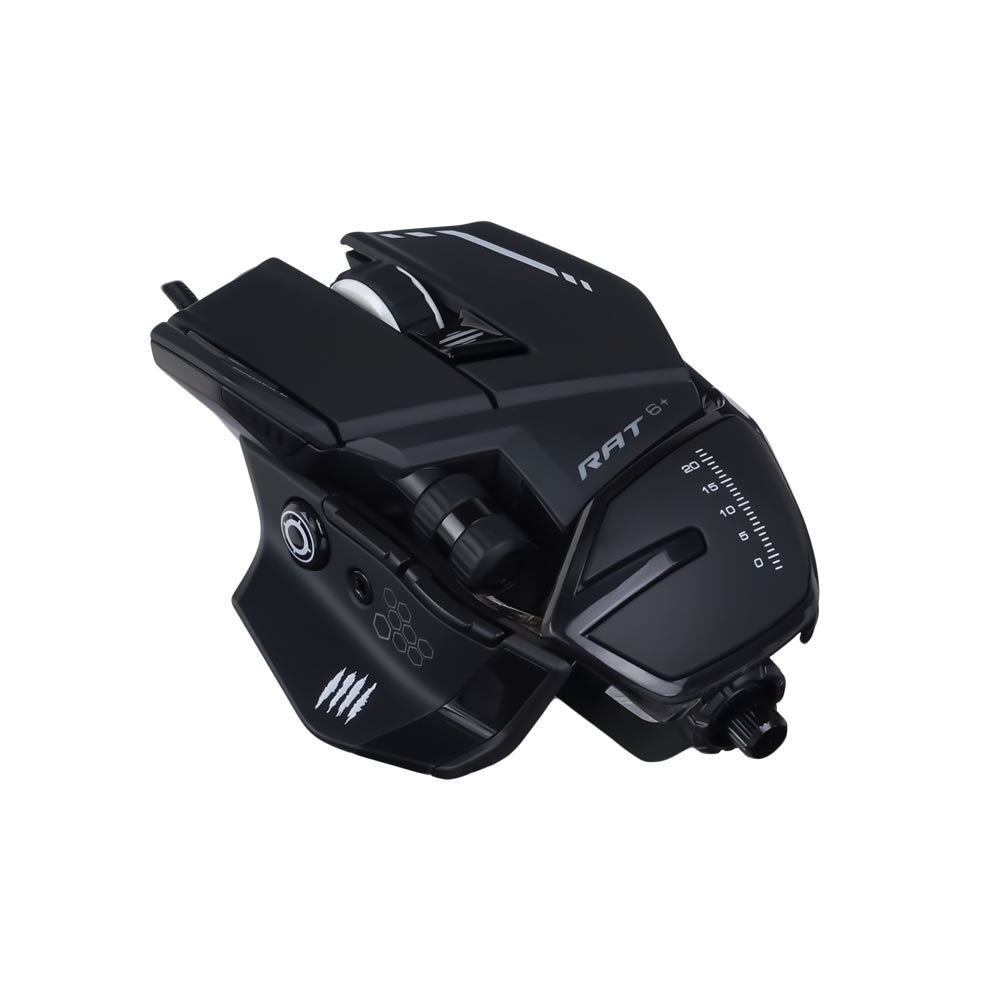 Mad Catz R.A.T. 6+ Wired Optical Gaming Mouse - Black - RetroguySA