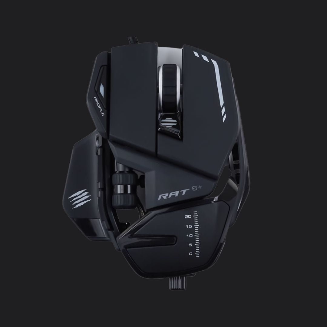 Mad Catz R.A.T. 6+ Wired Optical Gaming Mouse - Black - RetroguySA