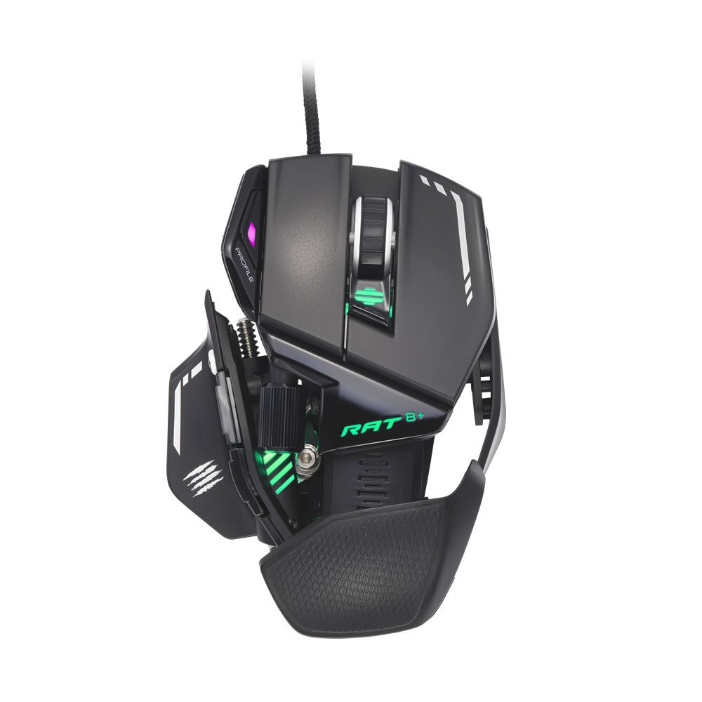 Mad Catz R.A.T. 8+ Wired Fully Adjustable Gaming Mouse - Black - RetroguySA