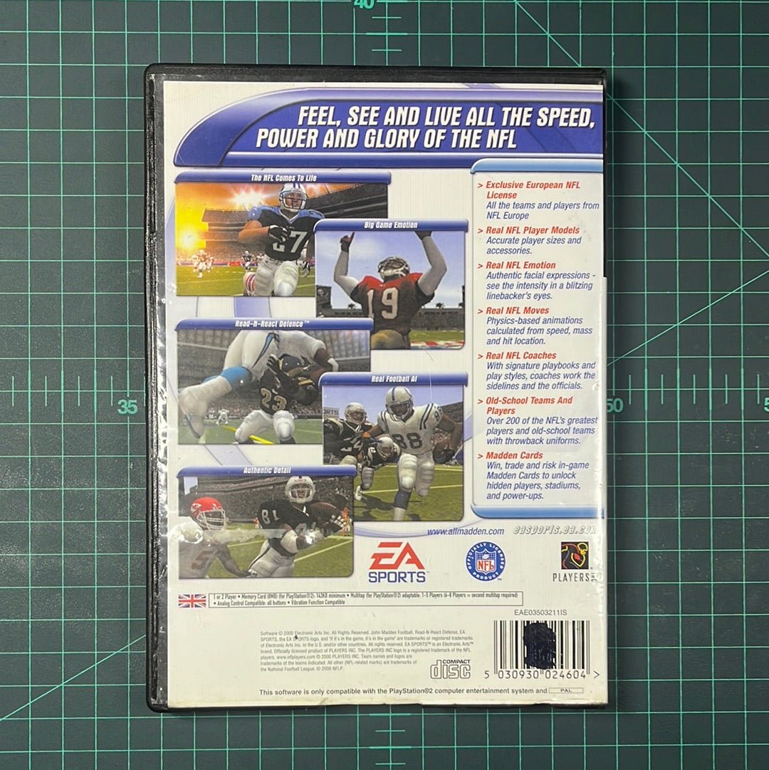 Madden 2001 | PlayStation 2 | PS2 | Used Game - RetroguySA