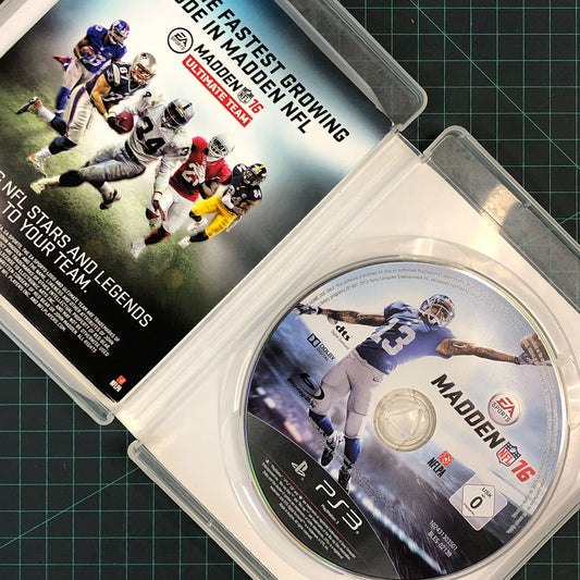 Madden NFL 16 | Playstation 3 | PS3 | Used Game - RetroguySA