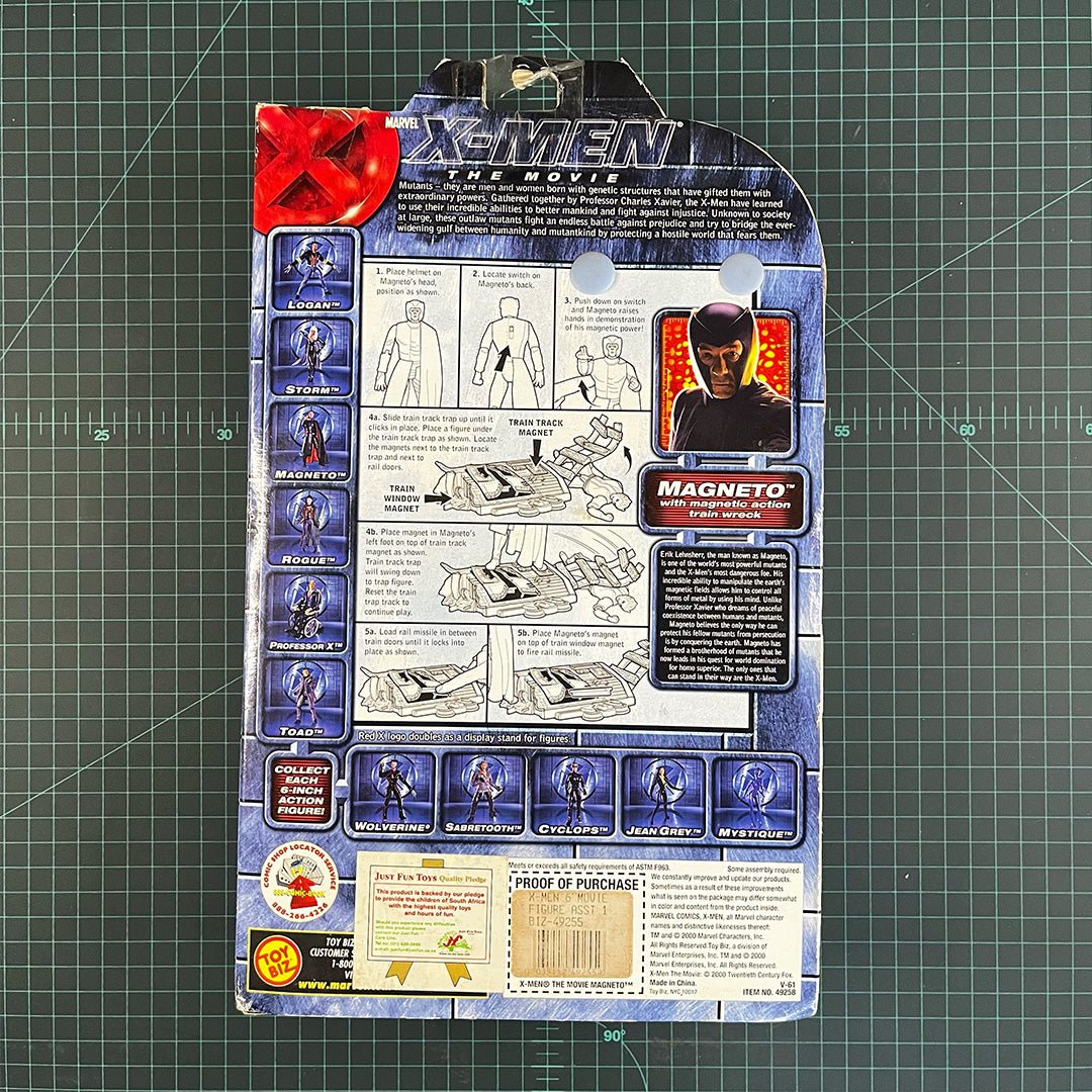 Magneto | X - Men: The Movie | 2000 | Toy Biz | Figurine | Collectible | Toy | New Sealed - RetroguySA