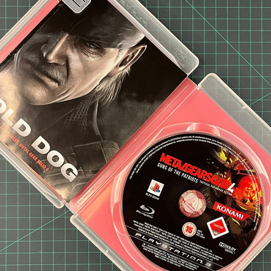 Metal Gear Solid 4: Guns of the Patriots | PS3 | PlayStation 3 | Used Game - RetroguySA