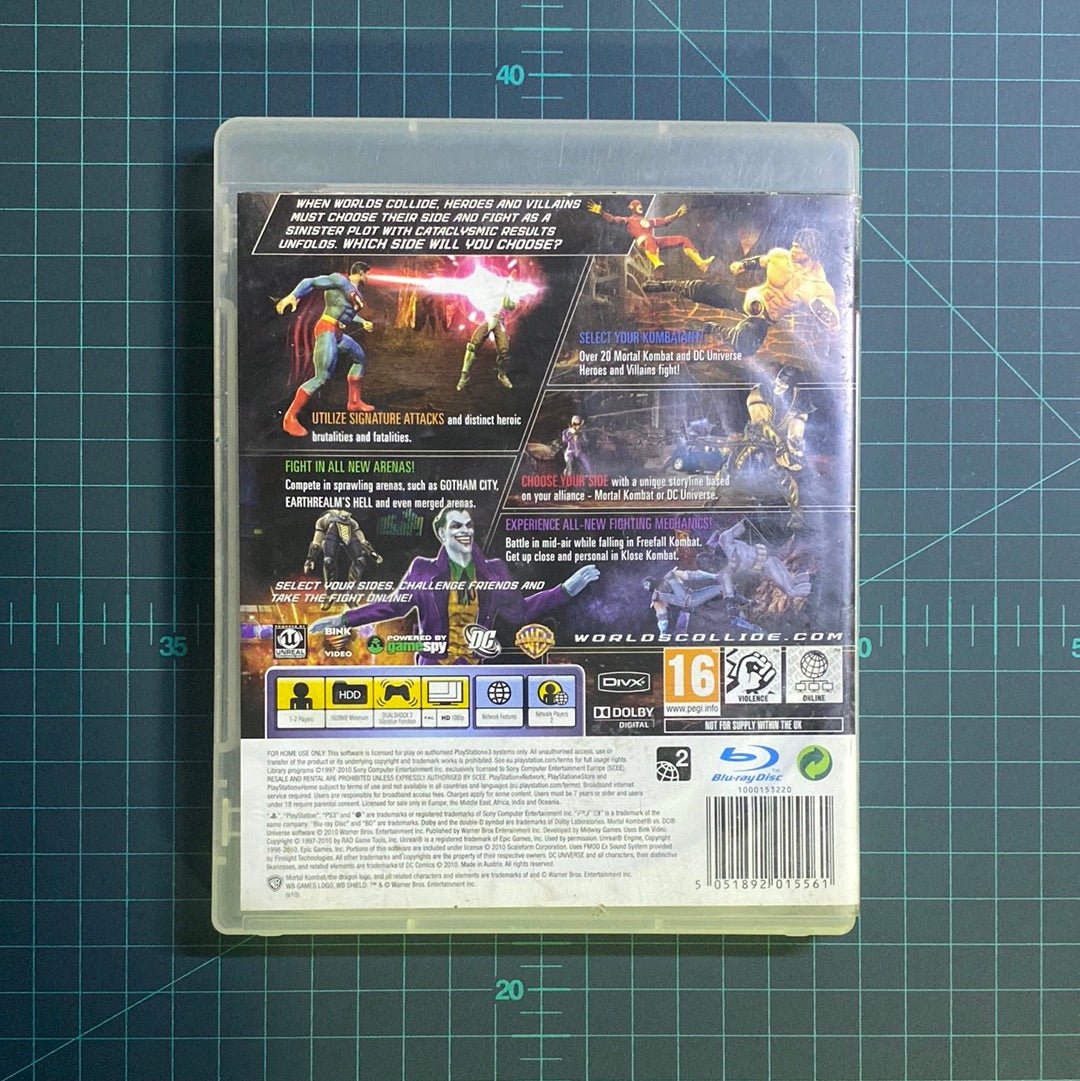 Mortal Kombat vs DC Universe | PS3 | PlayStation 3 | Used Game|No manual - RetroguySA