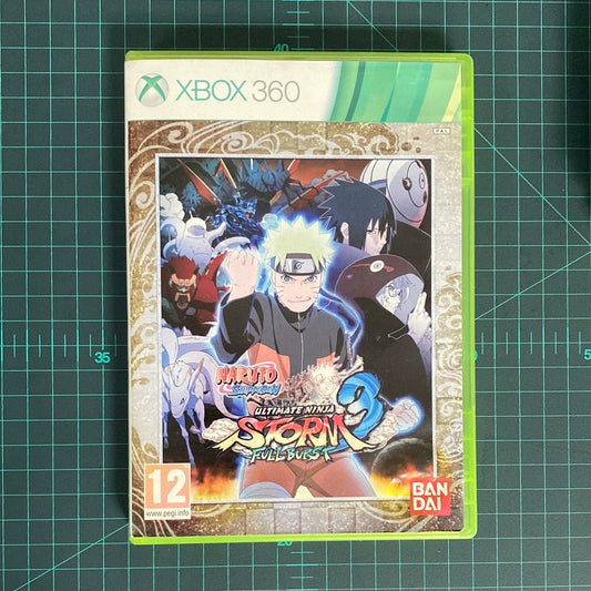 Naruto Shippuden: Ultimate Ninja Storm 3 Full Burst | XBOX 360 | Used Game - RetroguySA