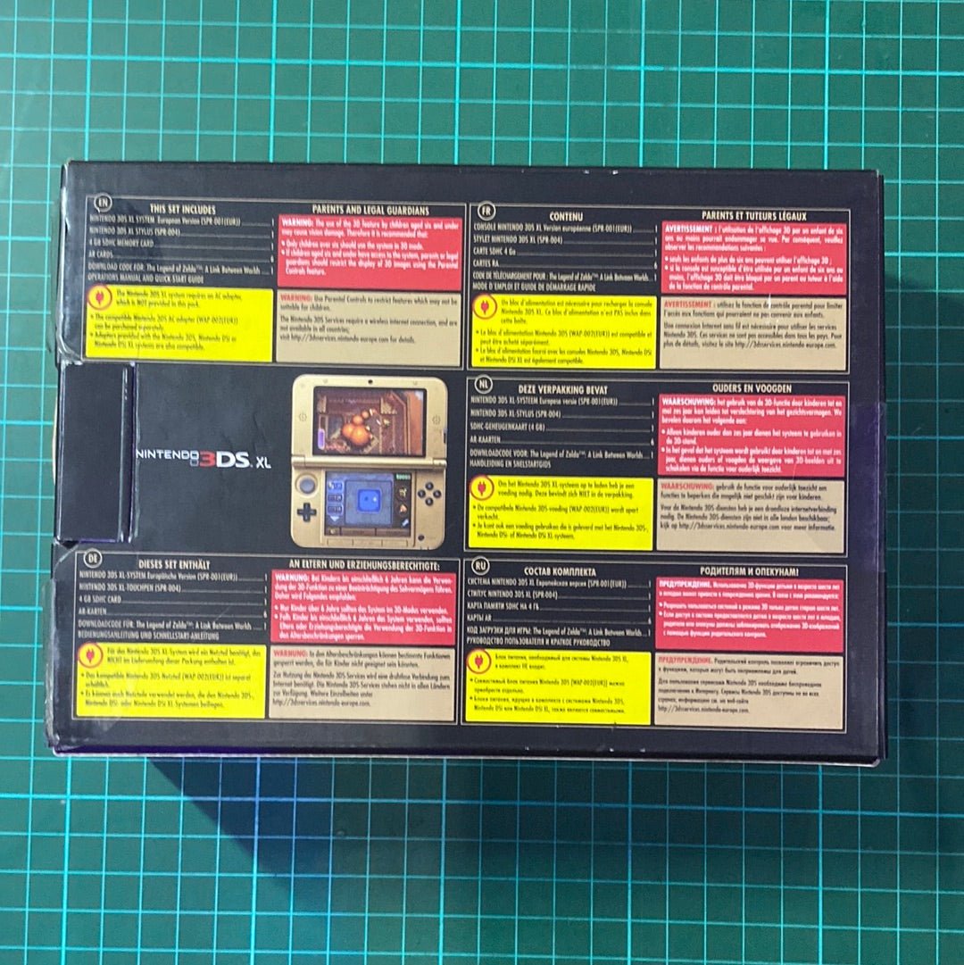 Nintendo 3DS XL Zelda Link Between Worlds Limited Edition | 3DS XL | Gold and Black | Used Handheld Console - RetroguySA