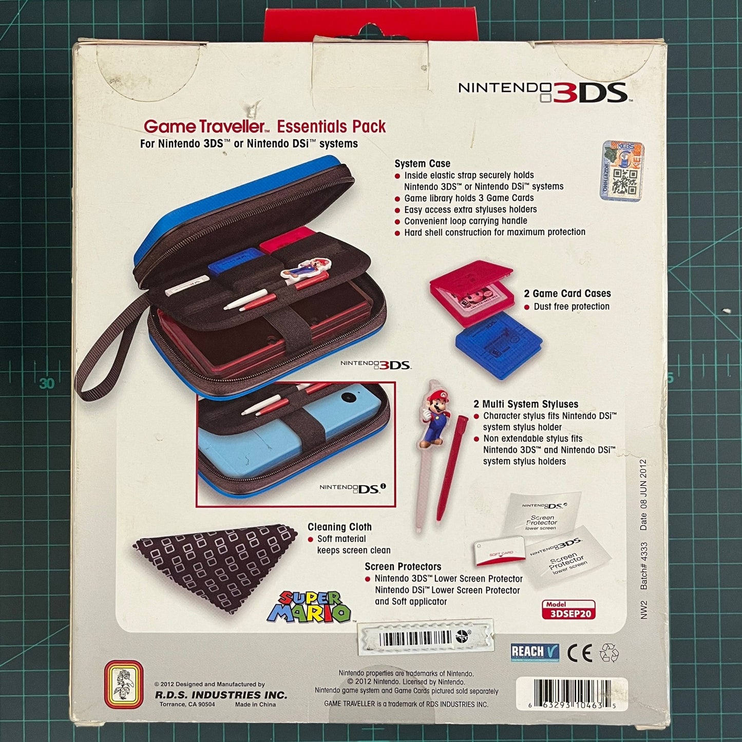 Nintendo Game Traveller Essentials Pack | Mario | 3DS | Accessories | New CIB - RetroguySA