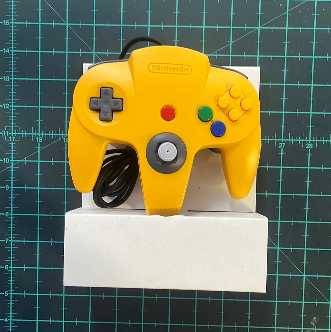 Nintendo N64 Controller | Yellow | Nintendo 64 | N64 | Accessories - RetroguySA