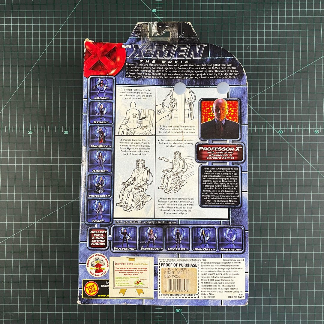 Professor X | X - Men: The Movie | 2000 | Toy Biz | Figurine | Collectible | Toy | New Sealed - RetroguySA