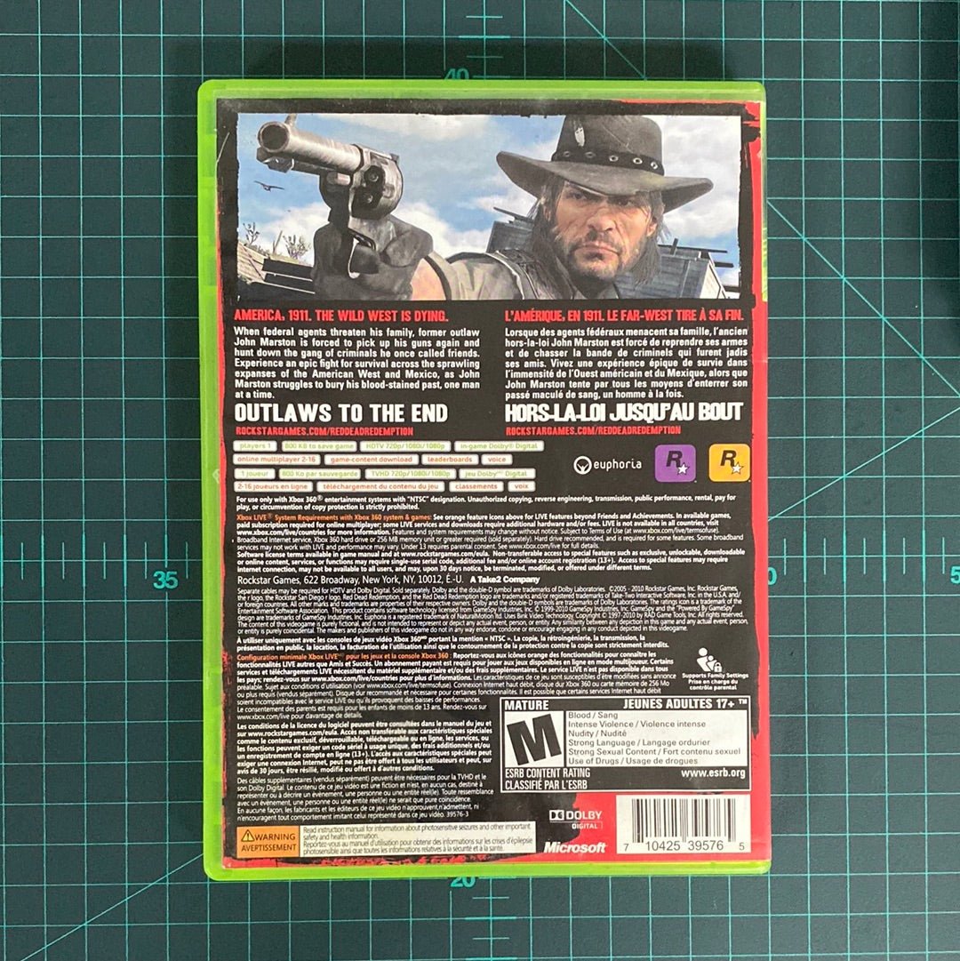 Red Dead Redemption | XBOX 360 | NTSC | Used Game - RetroguySA