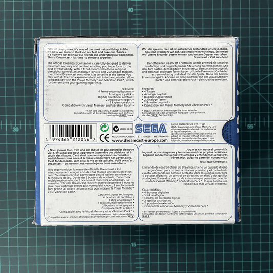 Sega Dreamcast Controller | Sega | Dreamcast | Accessories | CIB - RetroguySA