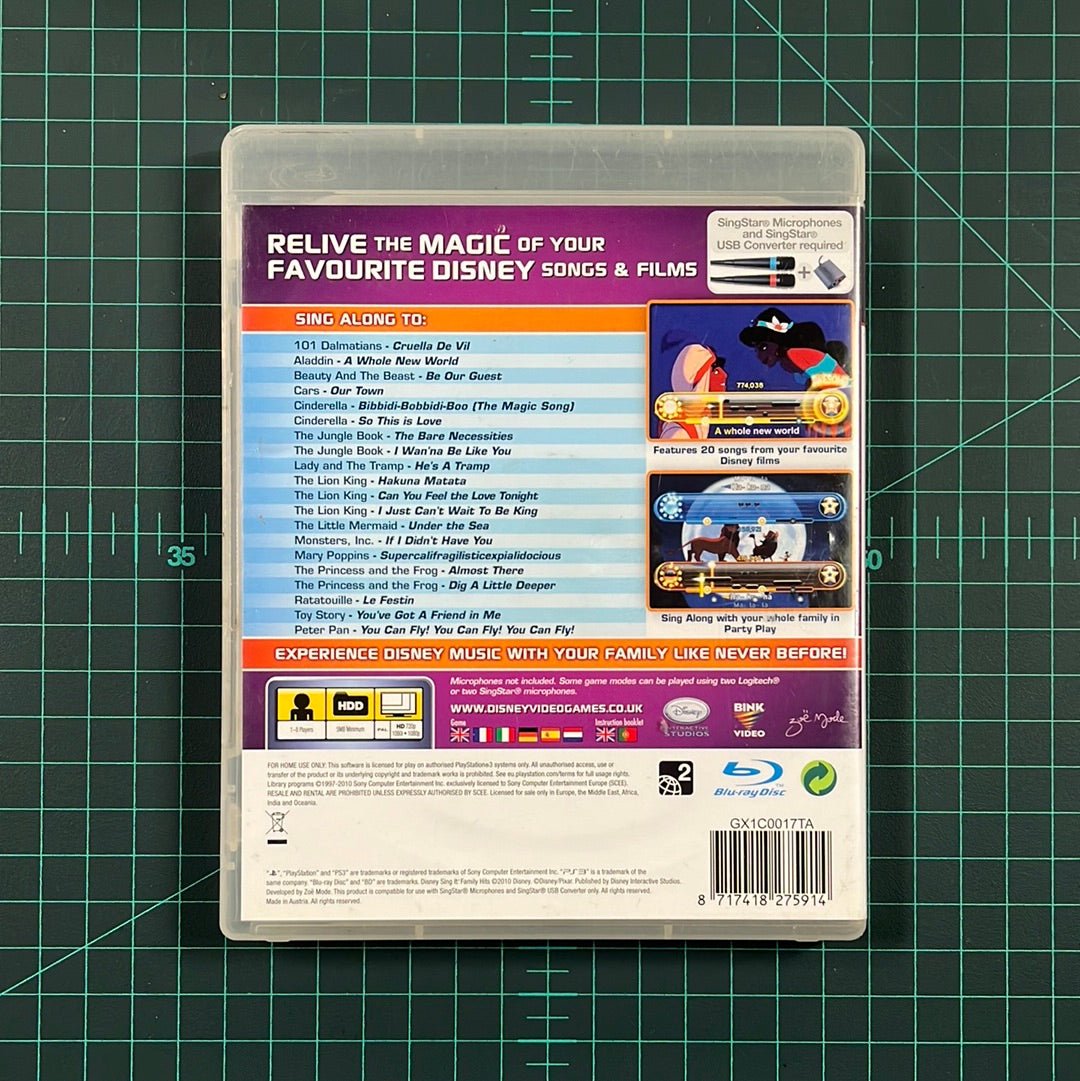 Sing It: Family Hits | PS3 | PlayStation 3 | Used game | No manual - RetroguySA