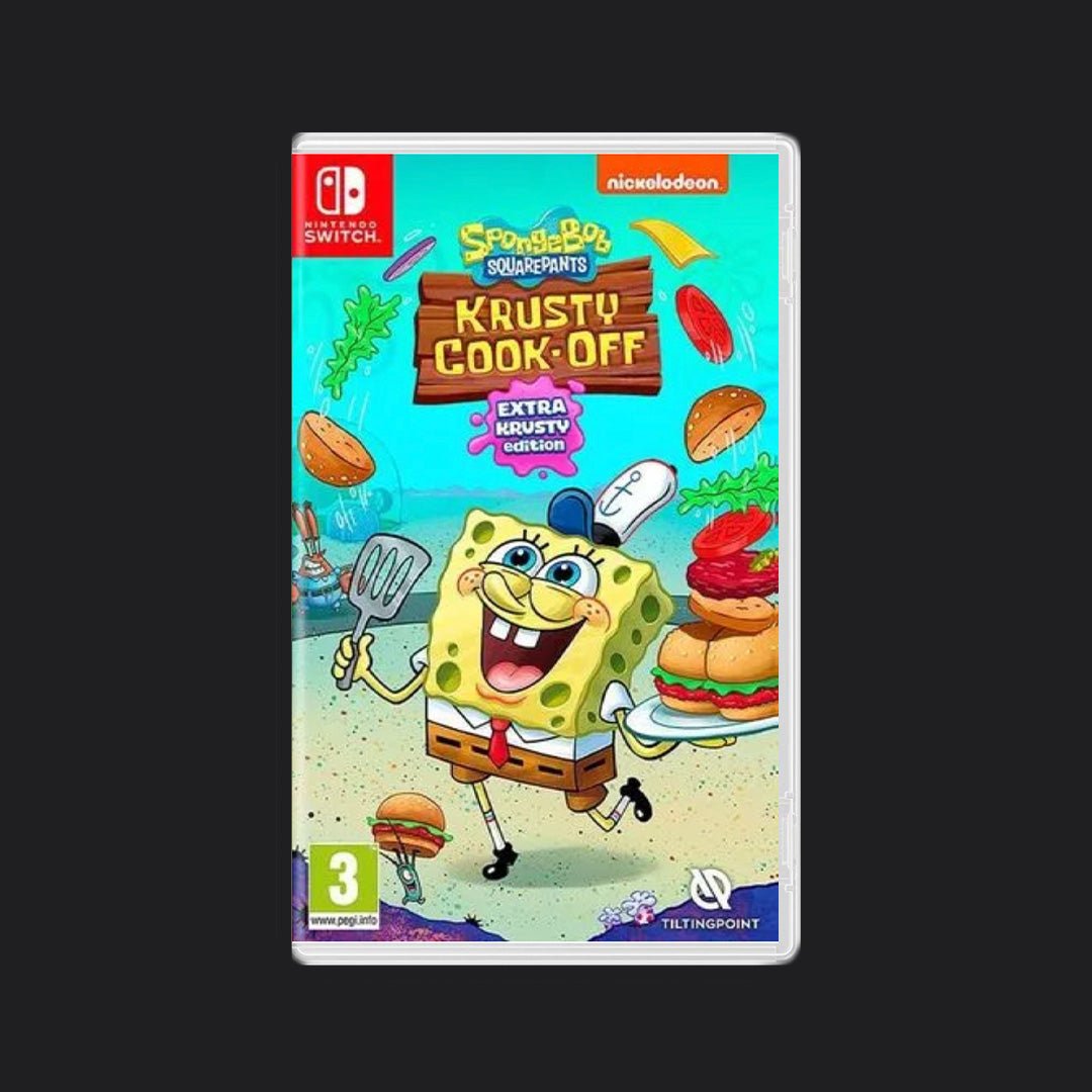 SpongeBob Squarepants: Krusty Cook - Off | Extra Krusty Edition | Switch | Nintendo Switch | New Factory Sealed Game - RetroguySA