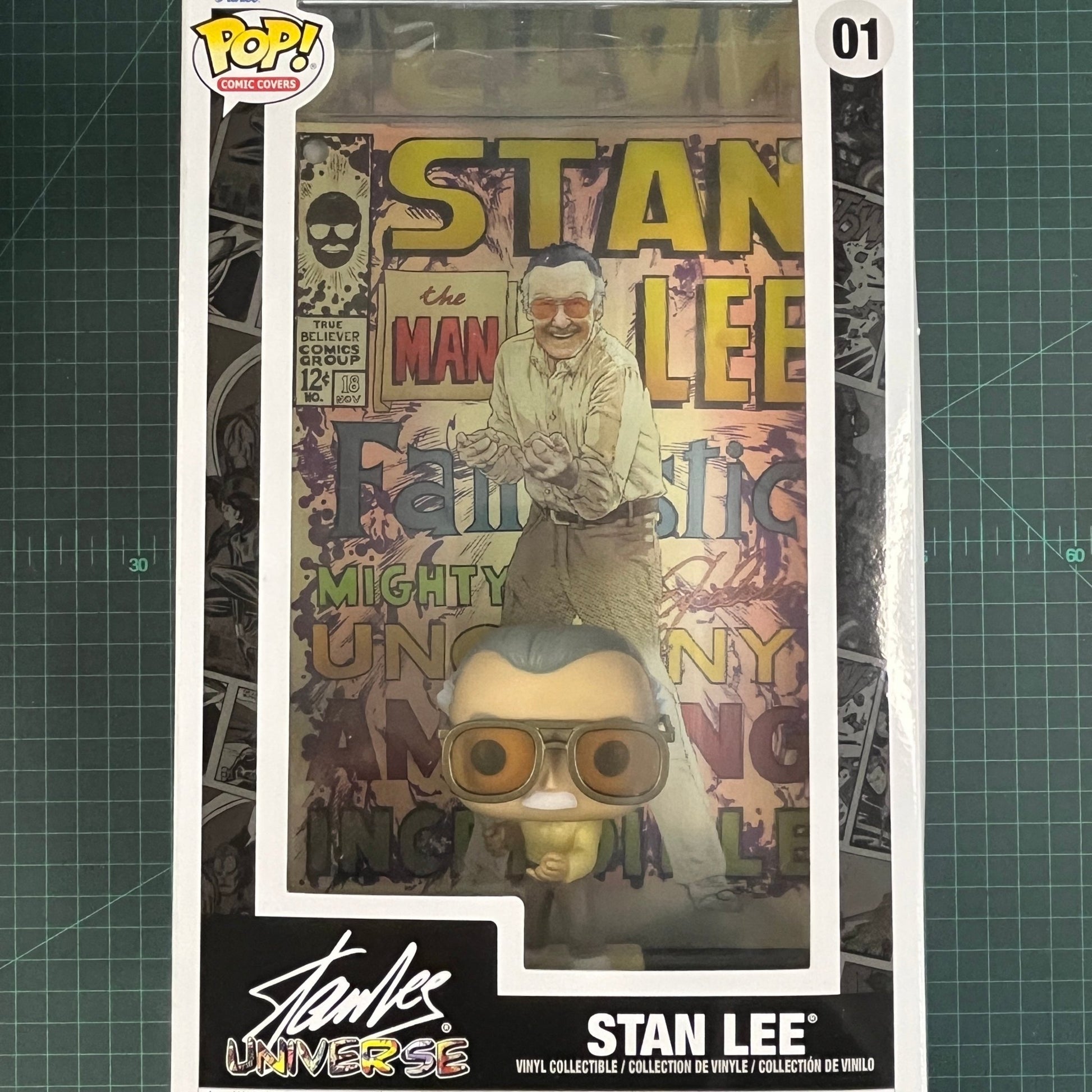 Stan Lee | #1 | Marvel Comic Covers: Stan Lee | Funko Pop | Collectible | Toy | In DMG Box - RetroguySA