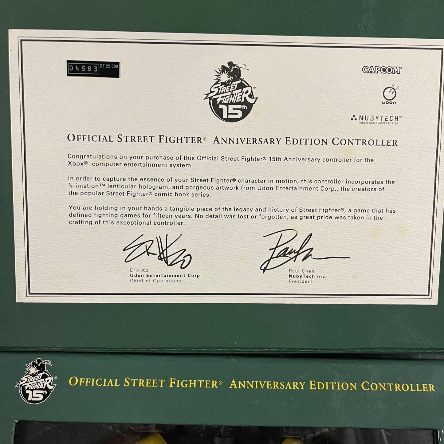 Street Fighter 15th Anniversary Guile Controller | Xbox | Accessories - RetroguySA