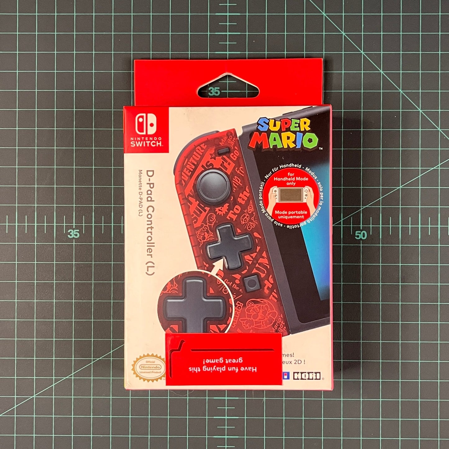 Super Mario D - Pad Controller (L) for Nintendo Switch (HORI) | Nintendo Switch | New Accessories - RetroguySA