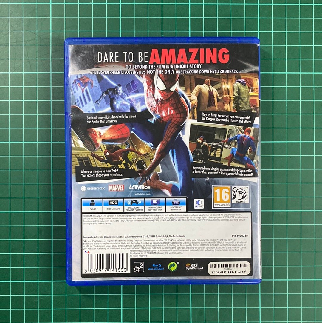 The Amazing Spider - Man 2 | PlayStation 4 | PS4 | Used Game - RetroguySA