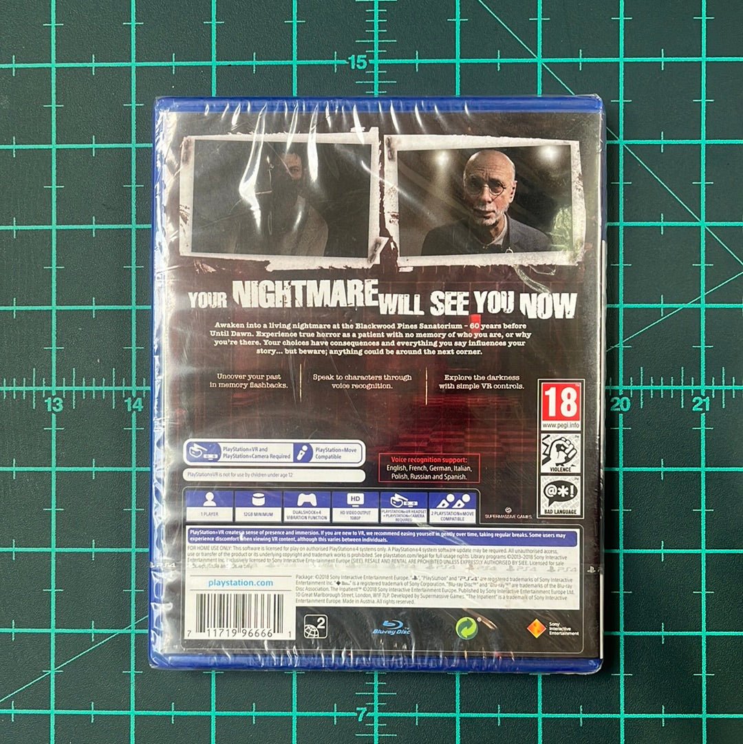 The Inpatient | Playstation 4 | PS4 | New Game Sealed - RetroguySA